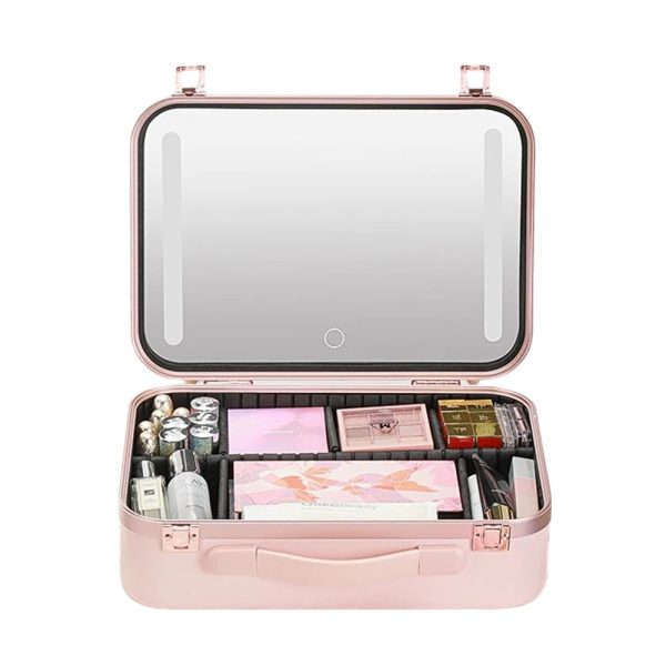 Maletin De Maquillaje Con Espejo y Luz LED - Image 2