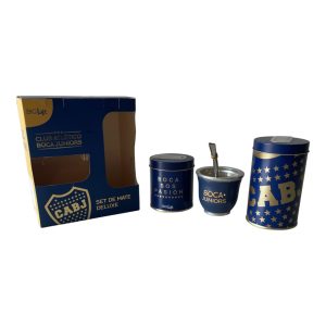 Set de Mate Boca Juniors