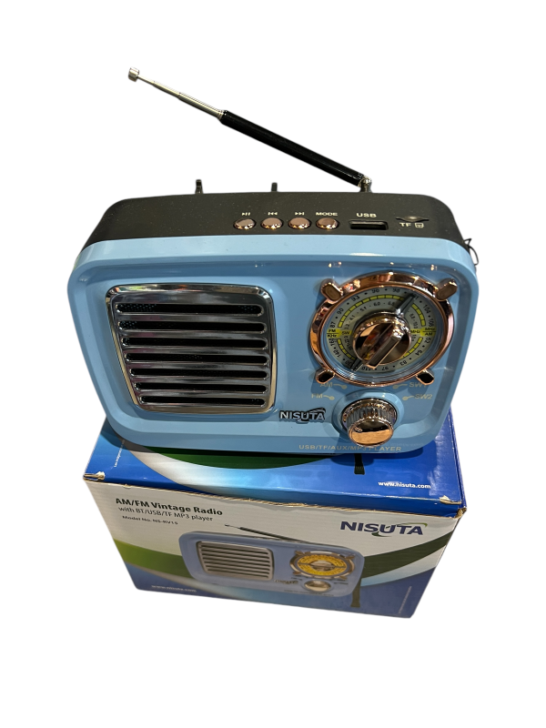 Radio AM/FM y Parlante Bluetooth Nisuta - Image 2